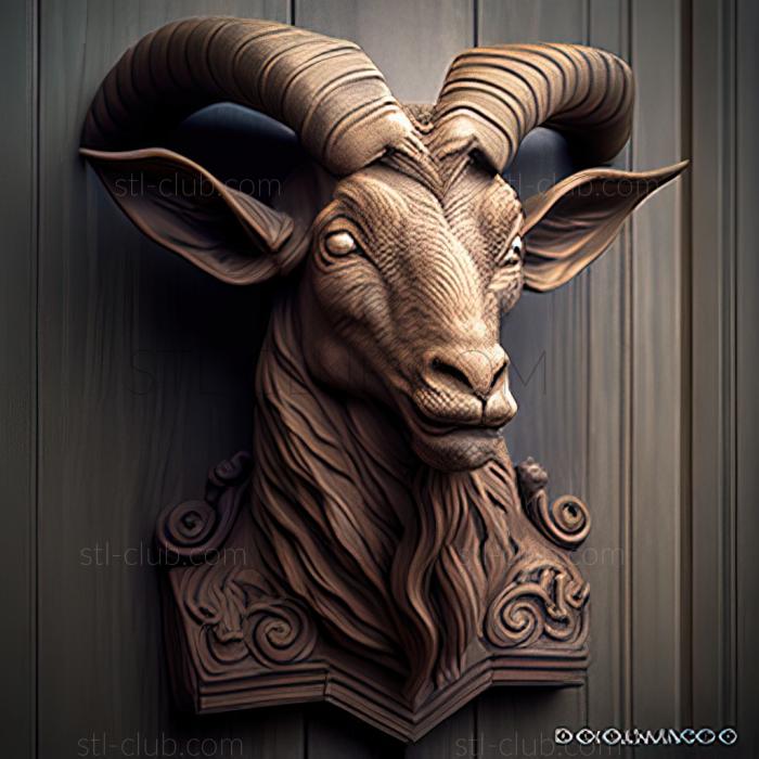 3D model Go Go Gogoat GoGo Gogoat (STL)